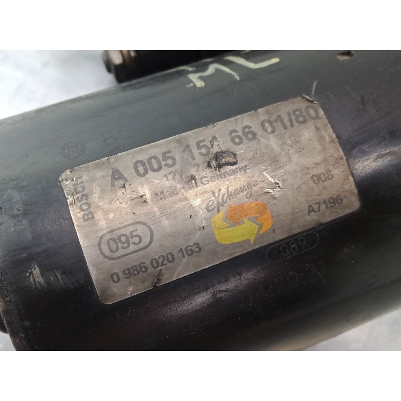 Recambio de motor arranque para mercedes-benz clase m (w163) ml 270 cdi (163.113) referencia OEM IAM A005151660180  
