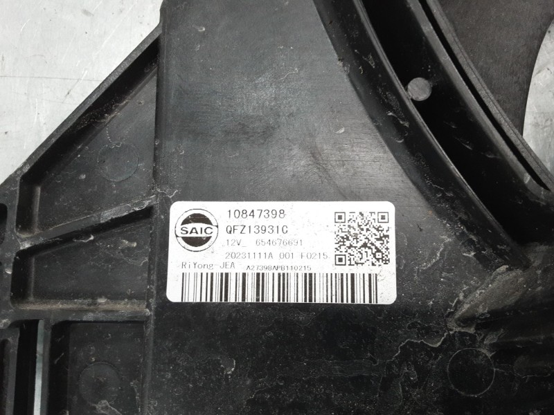 Recambio de electroventilador para mg zs suv (azs1) 1.0 t-gdi referencia OEM IAM 10847398 QFZ13931C 