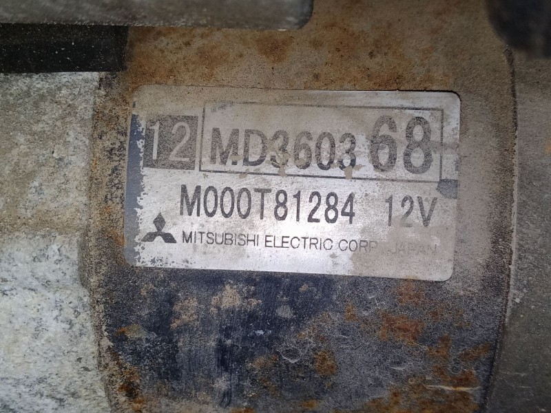 Recambio de motor arranque para mitsubishi montero io i (h6_w, h7_w) 1.8 gdi (h66w, h76w) referencia OEM IAM M000T81284  