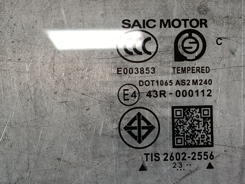 Recambio de luna puerta delantera izquierda para mg zs suv (azs1) 1.0 t-gdi referencia OEM IAM   