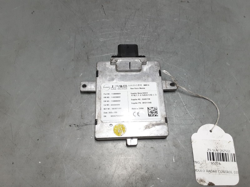 Recambio de modulo radar control distancia para mg zs suv (azs1) 1.0 t-gdi referencia OEM IAM 11489899  