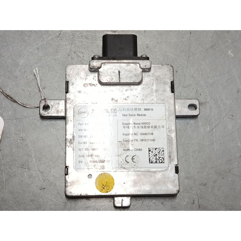 Recambio de modulo radar control distancia para mg zs suv (azs1) 1.0 t-gdi referencia OEM IAM 11489899  