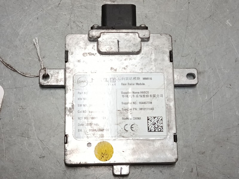 Recambio de modulo radar control distancia para mg zs suv (azs1) 1.0 t-gdi referencia OEM IAM 11489899  