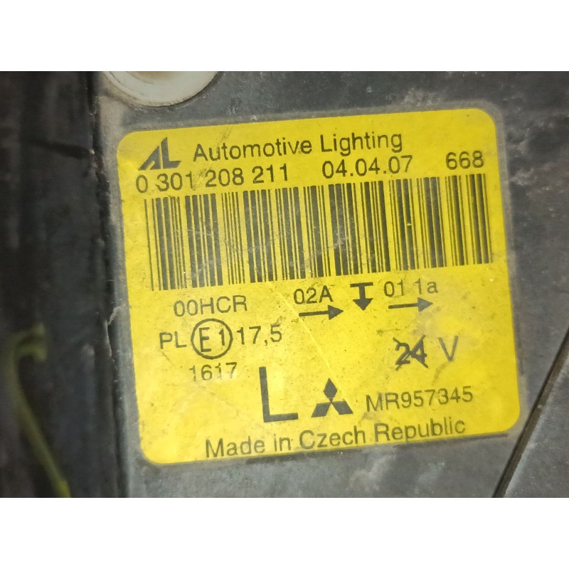 Recambio de faro izquierdo para mitsubishi colt vi (z3_a, z2_a) 1.1 (z31a, z32a) referencia OEM IAM   