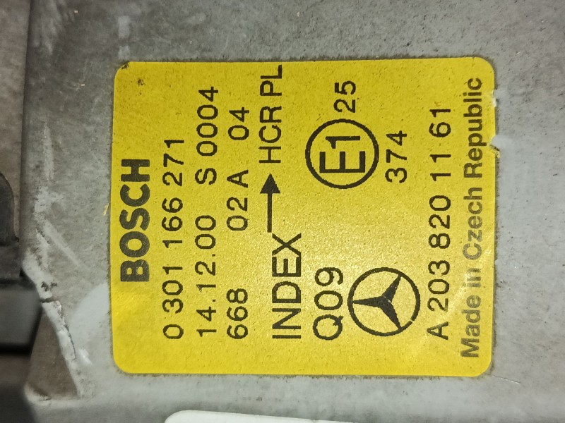 Recambio de faro izquierdo para mercedes-benz clase c (w203) c 320 (203.064) referencia OEM IAM   