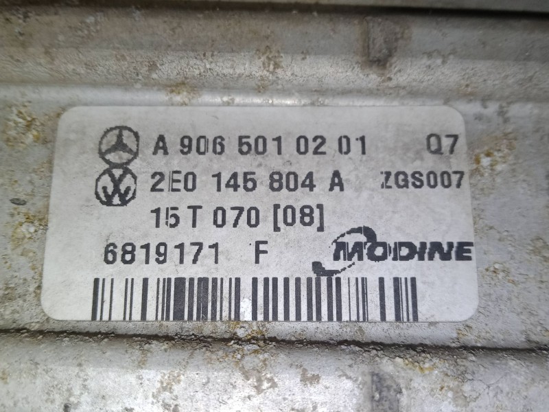 Recambio de intercooler para mercedes-benz sprinter 3,5-t furgoneta (b906) 310 cdi (906.631, 906.633, 906.635, 906.637) referenc