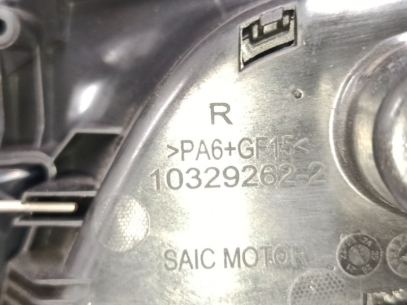 Recambio de maneta interior puerta trasera derecha para mg zs suv (azs1) 1.0 t-gdi referencia OEM IAM 10329262  