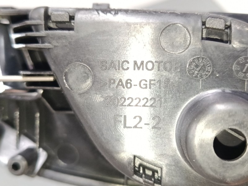 Recambio de maneta interior puerta delantera izquierda para mg zs suv (azs1) 1.0 t-gdi referencia OEM IAM 20222221  