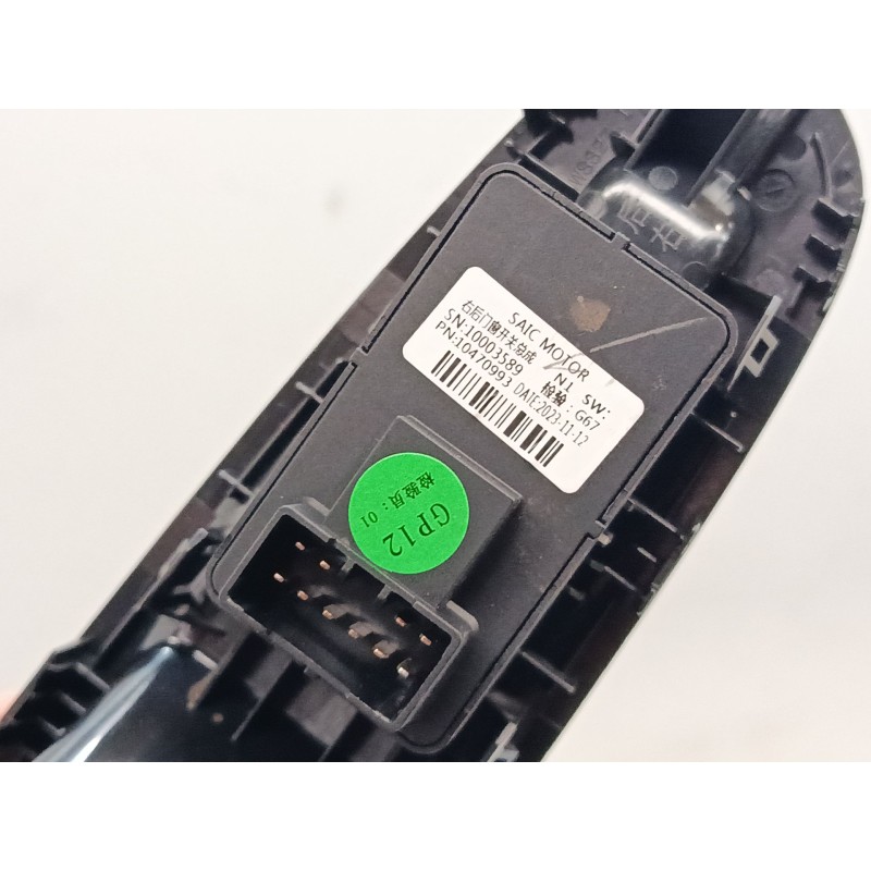 Recambio de mando elevalunas trasero derecho para mg zs suv (azs1) 1.0 t-gdi referencia OEM IAM 10470993  