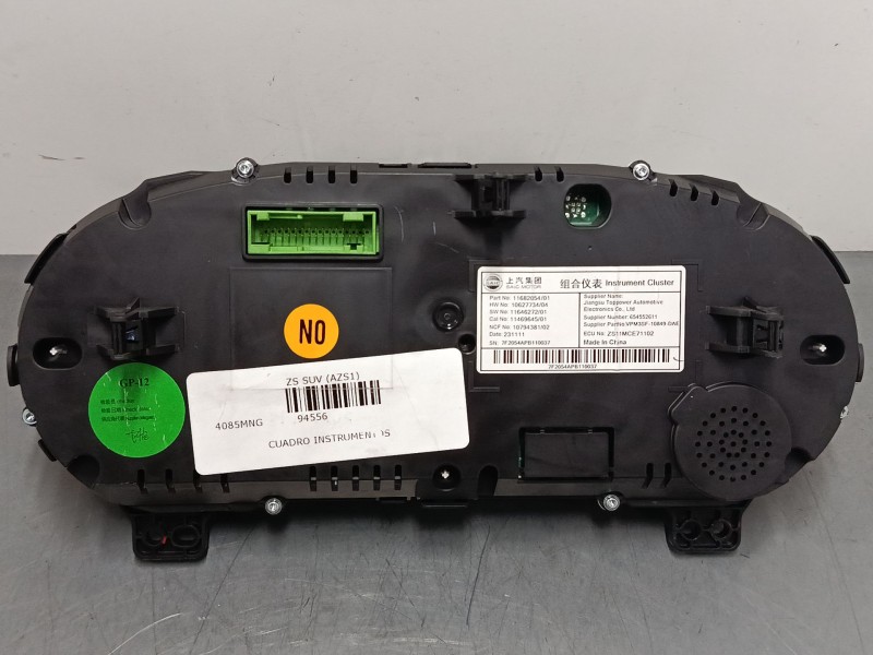 Recambio de cuadro instrumentos para mg zs suv (azs1) 1.0 t-gdi referencia OEM IAM 11682054  