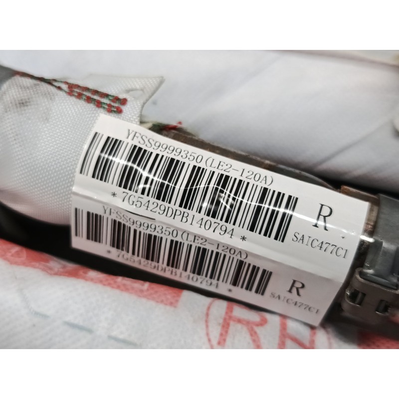 Recambio de airbag lateral delantero derecho para mg zs suv (azs1) 1.0 t-gdi referencia OEM IAM YFSS9999350  