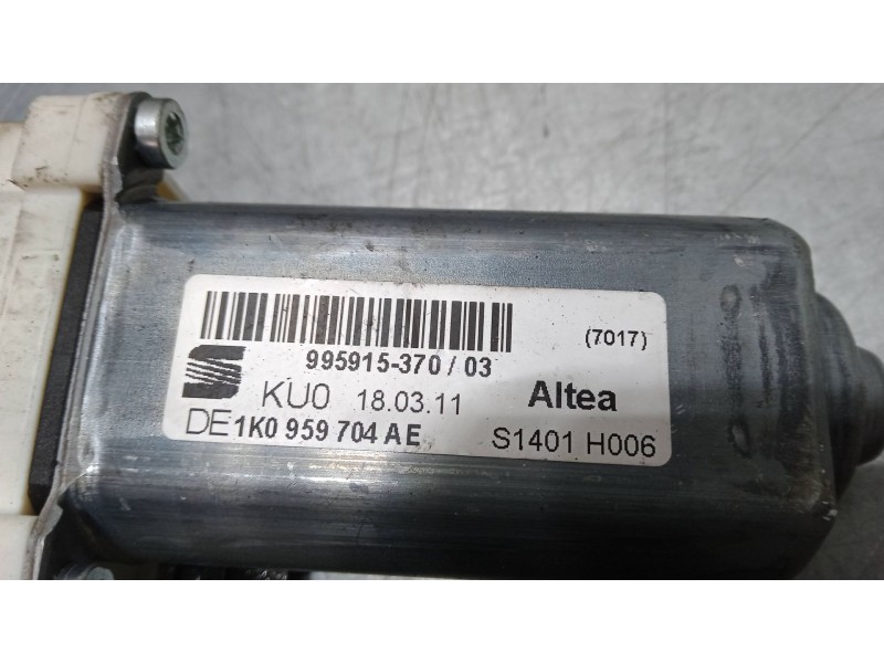 Recambio de elevalunas electrico trasero derecho para seat altea xl (5p5, 5p8) 2.0 tdi 16v 4x4 referencia OEM IAM 1K0959704AE  