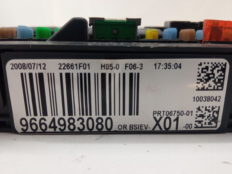 Recambio de bsi para peugeot 207/207+ (wa_, wc_) 1.4 16v referencia OEM IAM 9664983080  