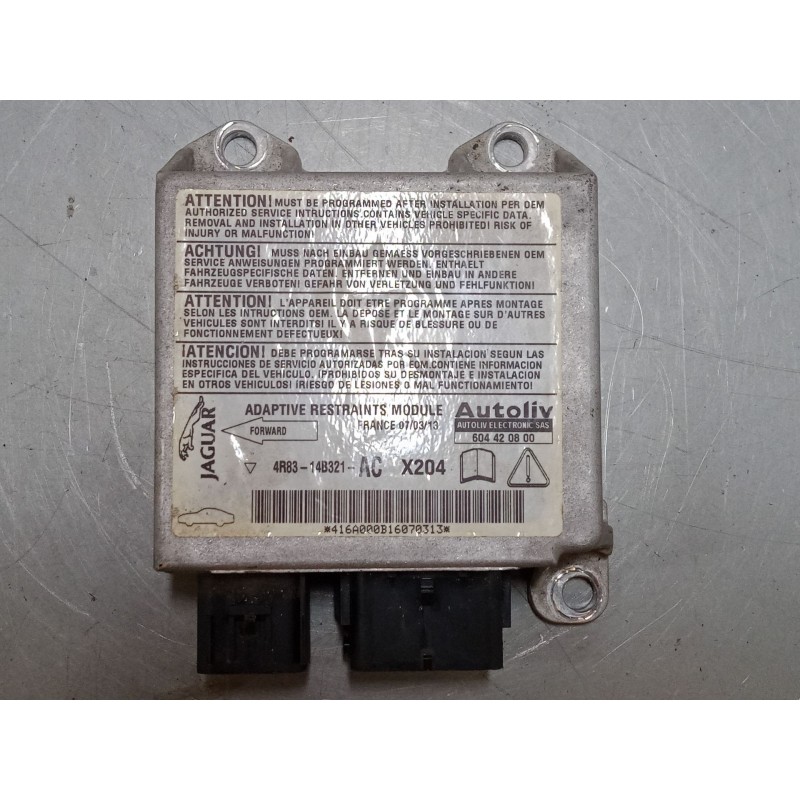 Recambio de centralita airbag para jaguar s-type ii (x200) 2.7 d referencia OEM IAM 4R8314B321AC  