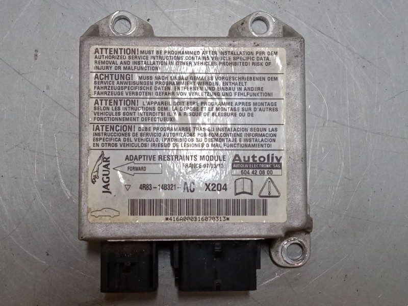 Recambio de centralita airbag para jaguar s-type ii (x200) 2.7 d referencia OEM IAM 4R8314B321AC  