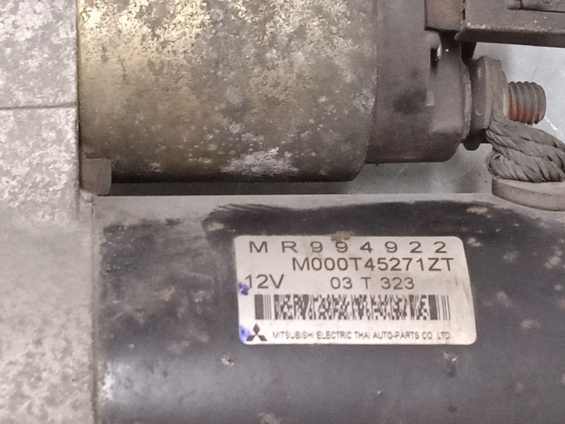 Recambio de motor arranque para smart forfour (454) 1.3 (454.031) referencia OEM IAM MR994922 M000T45271ZT 