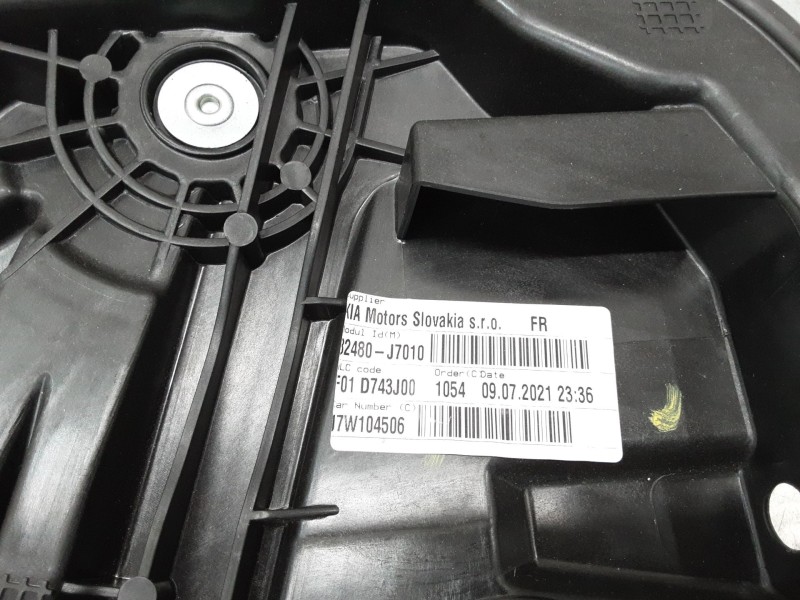 Recambio de elevalunas electrico delantero derecho para kia ceed tourer (cd) 1.6 crdi 136 referencia OEM IAM 02480J7010  