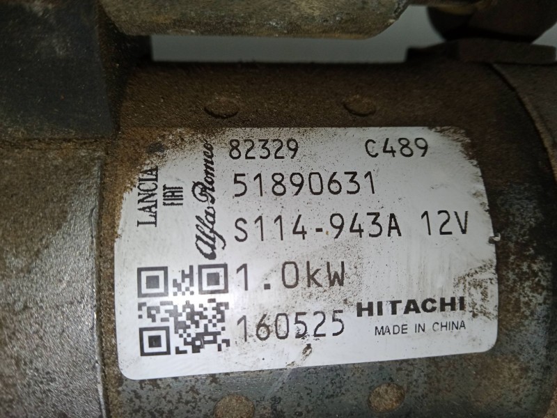 Recambio de motor arranque para fiat panda (312_, 319_) 1.2 (312pxa1a) referencia OEM IAM   