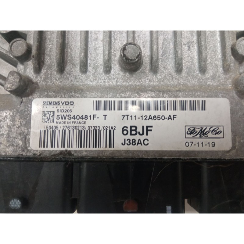 Recambio de centralita motor uce para ford transit connect (p65_, p70_, p80_) 1.8 tdci referencia OEM IAM 7T1112A650AF J38AC 5WS