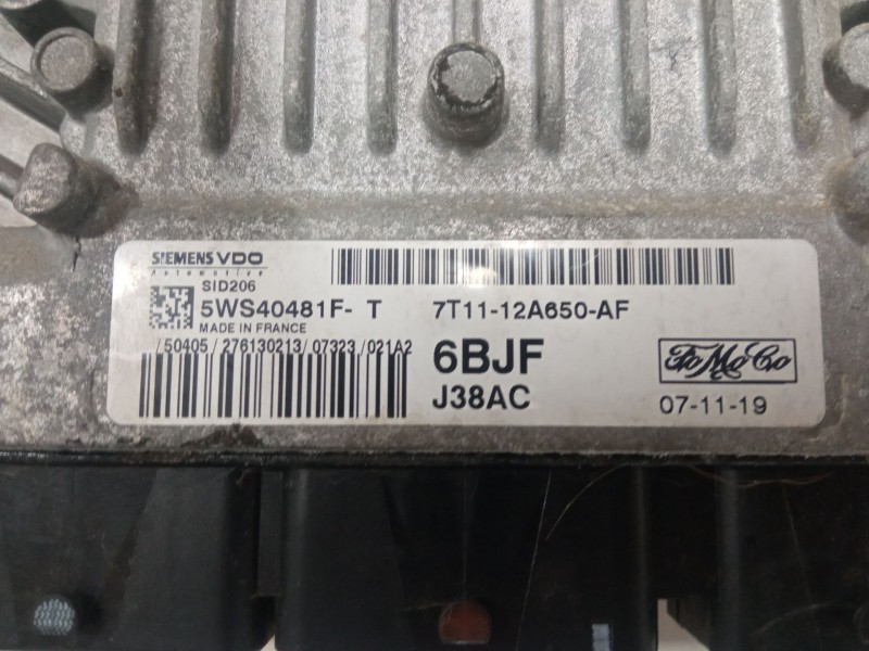 Recambio de centralita motor uce para ford transit connect (p65_, p70_, p80_) 1.8 tdci referencia OEM IAM 7T1112A650AF J38AC 5WS