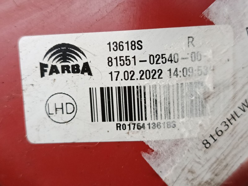 Recambio de piloto trasero derecho para toyota auris (_e15_) 1.8 hybrid (zwe150_) referencia OEM IAM 13618S  