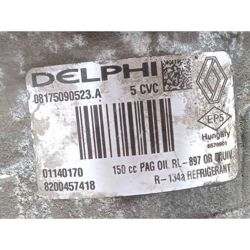 Recambio de compresor a/a para renault scénic ii (jm0/1_) 1.9 dci (jm0g, jm12, jm1g, jm2c) referencia OEM IAM 011401708200457418