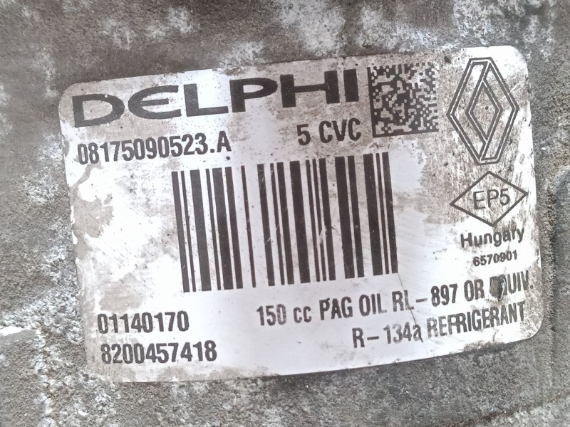 Recambio de compresor a/a para renault scénic ii (jm0/1_) 1.9 dci (jm0g, jm12, jm1g, jm2c) referencia OEM IAM 011401708200457418