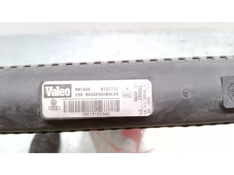 Recambio de radiador agua para volkswagen touran (1t1, 1t2) 1.9 tdi referencia OEM IAM 1K0121253AA  