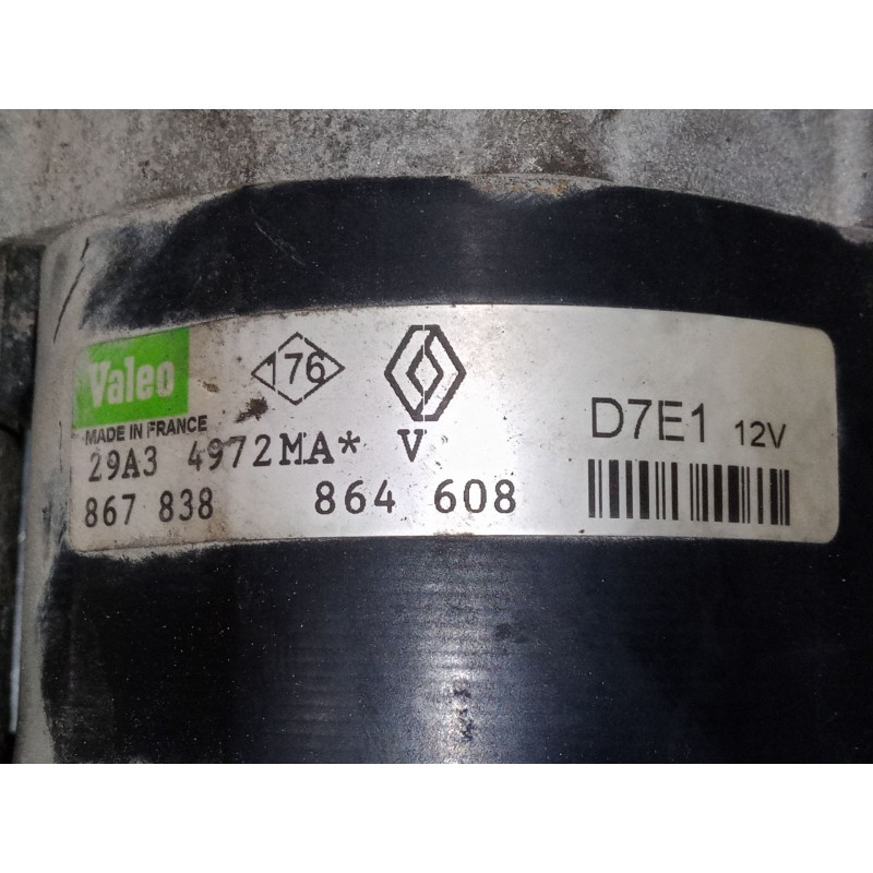 Recambio de motor arranque para renault clio ii (bb_, cb_) 1.2 (bb0a, bb0f, bb10, bb1k, bb28, bb2d, bb2h, cb0a,... referencia OE