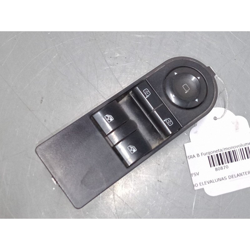 Recambio de mando elevalunas delantero izquierdo para opel zafira b furgoneta/monovolumen (a05) 1.9 cdti van (m75) referencia OE