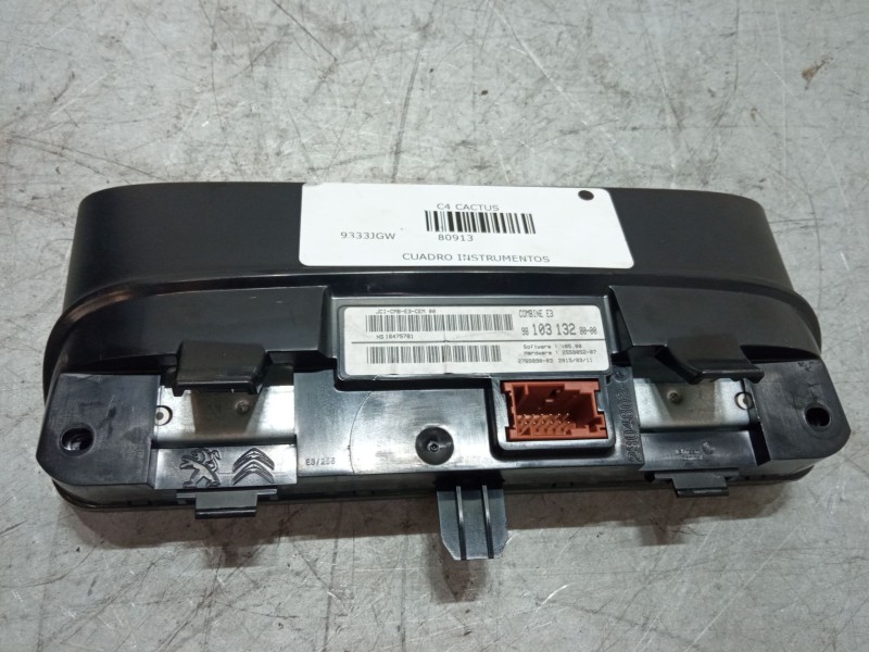 Recambio de cuadro instrumentos para citroën c4 cactus 1.2 vti 82 referencia OEM IAM 98103132  