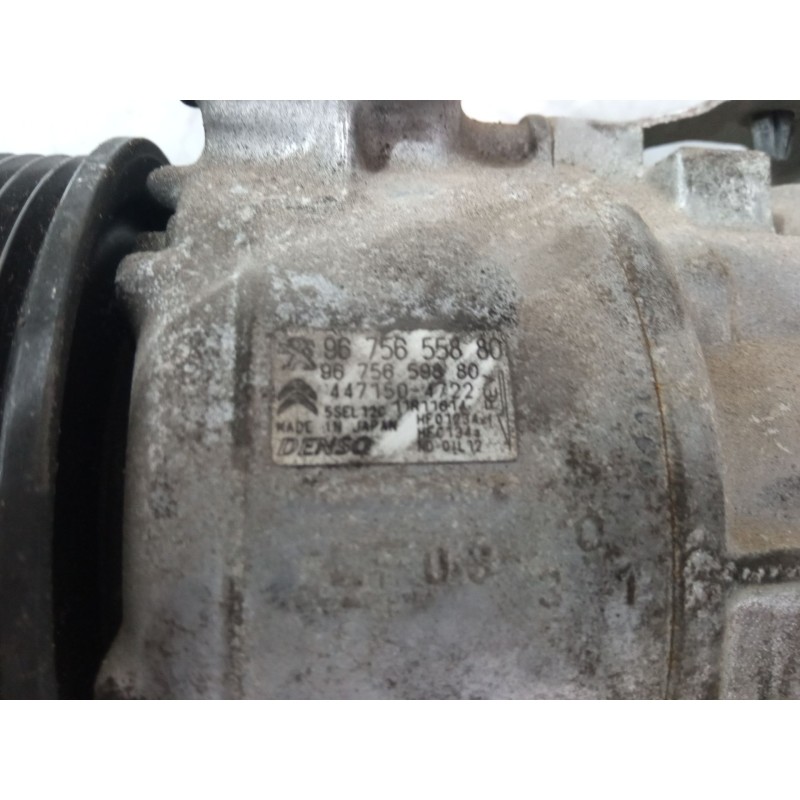 Recambio de compresor a/a para citroën c4 cactus 1.2 vti 82 referencia OEM IAM 9675655880  