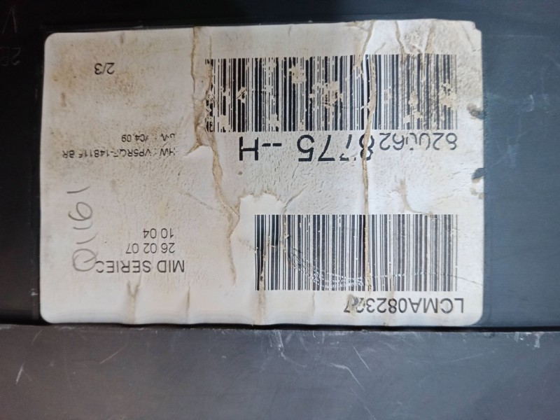 Recambio de cuadro instrumentos para renault clio iii (br0/1, cr0/1) 1.2 16v (br02, br0j, br11, cr02, cr0j, cr11) referencia OEM