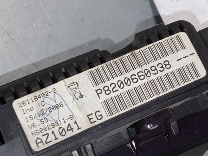 Recambio de cuadro instrumentos para renault espace iv (jk0/1_) 2.0 dci (jk01, jk02, jk1j, jk1k, jk1h) referencia OEM IAM 820066