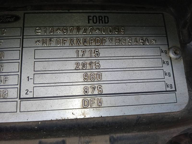 FORD FOCUS I TURNIER (DNW)