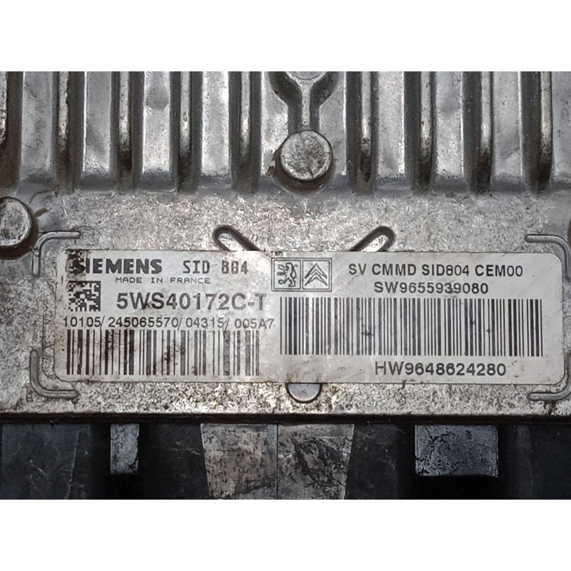 Recambio de centralita motor uce para citroën c3 pluriel (hb_) 1.4 hdi referencia OEM IAM 9648624280 5WS40172CT 