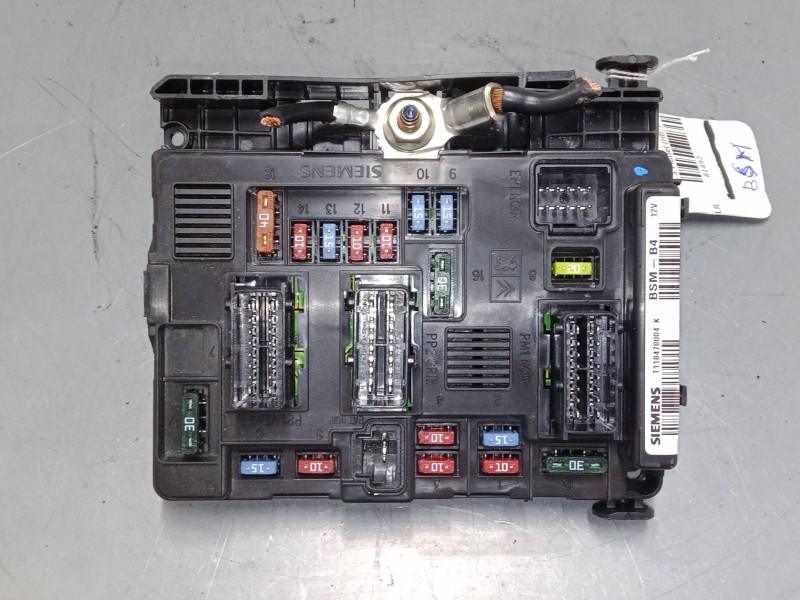 Recambio de caja reles / fusibles para citroën c3 pluriel (hb_) 1.4 hdi referencia OEM IAM 9643498780 T118470004K 