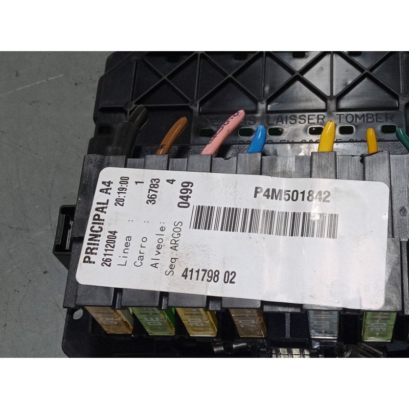 Recambio de caja reles / fusibles para citroën c3 pluriel (hb_) 1.4 hdi referencia OEM IAM 9643498780 T118470004K 