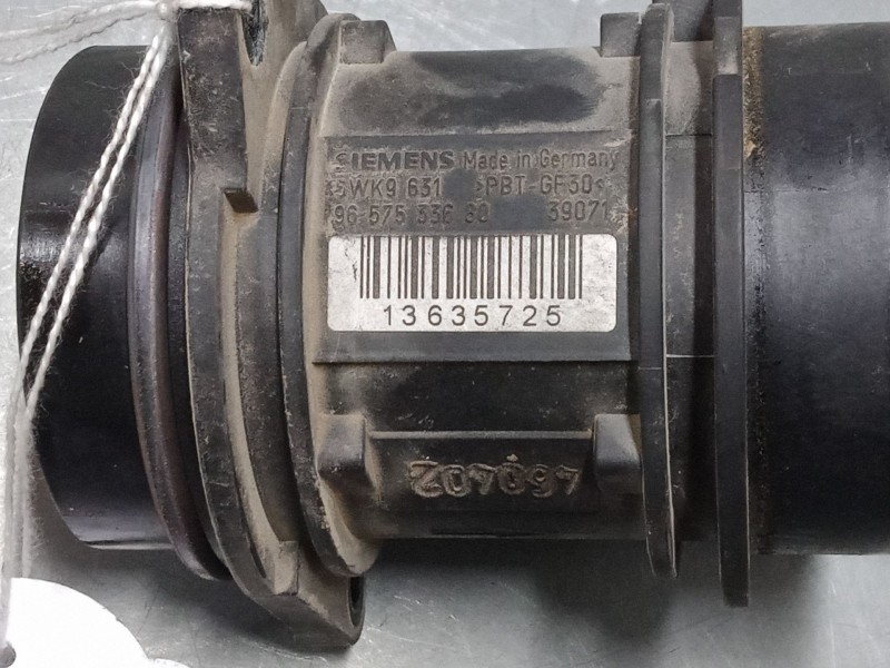 Recambio de caudalimetro para citroën c3 pluriel (hb_) 1.4 hdi referencia OEM IAM 9657533680 5WK9631 