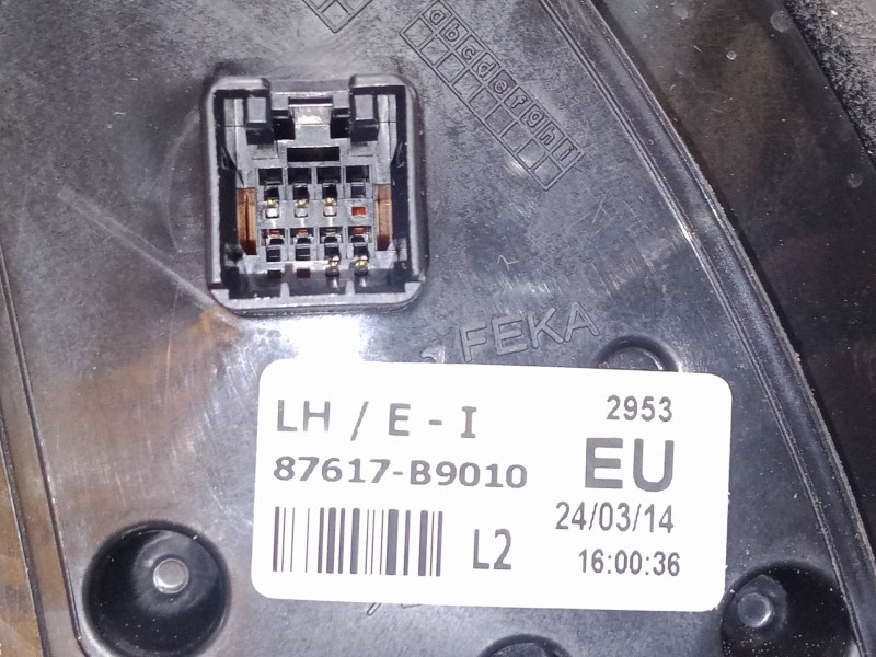 Recambio de retrovisor electrico izquierdo para hyundai i10 ii (ba, ia) 1.0 referencia OEM IAM   