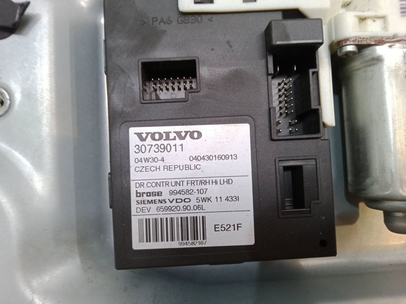 Recambio de elevalunas electrico delantero derecho para volvo v50 (545) 2.4 referencia OEM IAM 30739011  