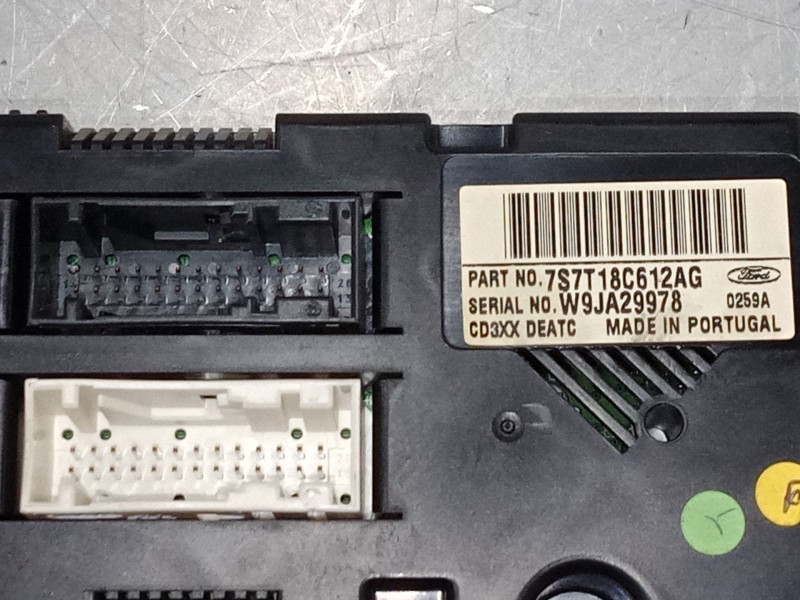 Recambio de mando climatizador para ford mondeo iv (ba7) 2.0 tdci referencia OEM IAM 7S7T18C612AG  