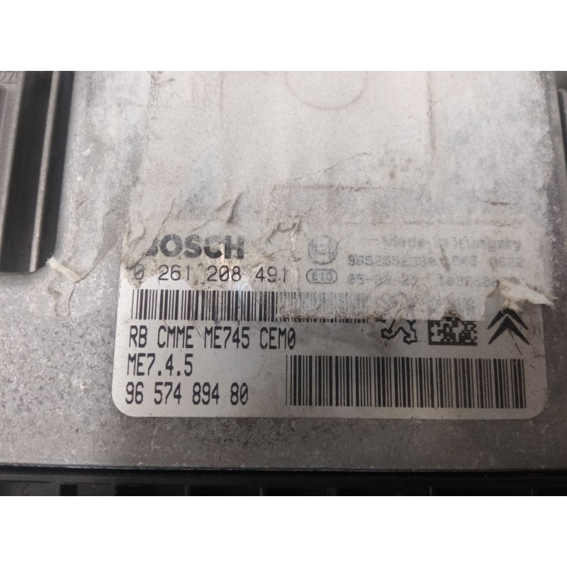 Recambio de centralita motor uce para citroën c4 coupé (la_) 1.6 16v referencia OEM IAM 9657489480 9652552380 0261208491