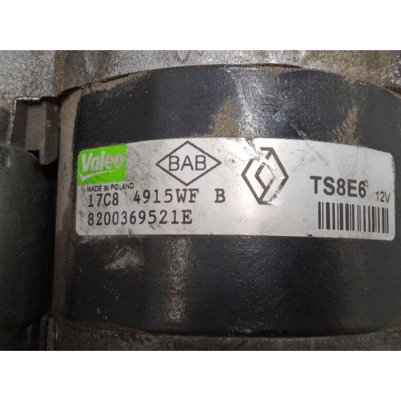 Recambio de motor arranque para renault modus / grand modus (f/jp0_) 1.2 16v (jp0w) referencia OEM IAM 8200369521E  