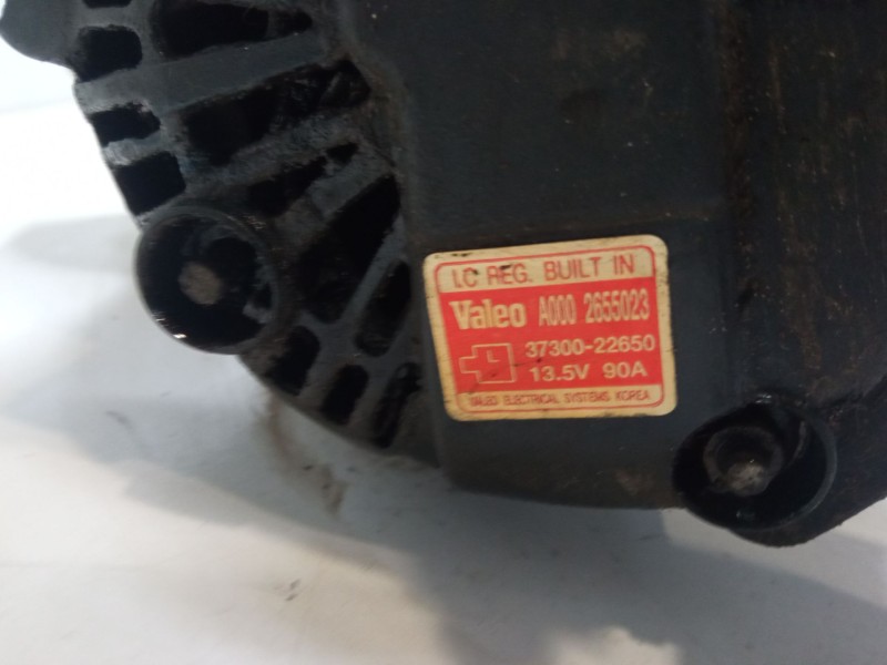 Recambio de alternador para hyundai matrix (fc) 1.6 referencia OEM IAM 3730022650 A0002655023 
