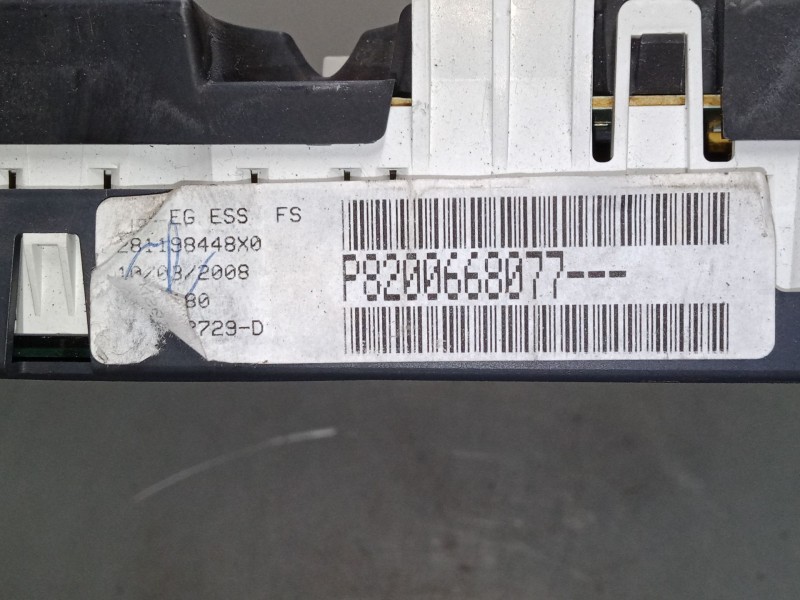 Recambio de cuadro instrumentos para renault modus / grand modus (f/jp0_) 1.2 16v (jp0w) referencia OEM IAM 8200668077  