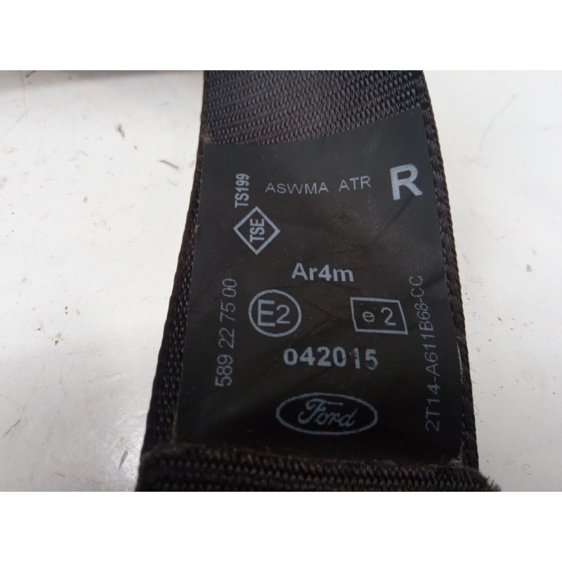 Recambio de cinturon seguridad trasero derecho para ford transit connect (p65_, p70_, p80_) 1.8 tdci referencia OEM IAM   