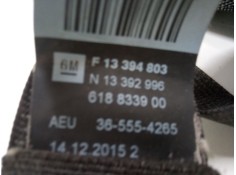 Recambio de cinturon seguridad delantero izquierdo para opel zafira tourer c (p12) 1.6 cdti (75) referencia OEM IAM    2