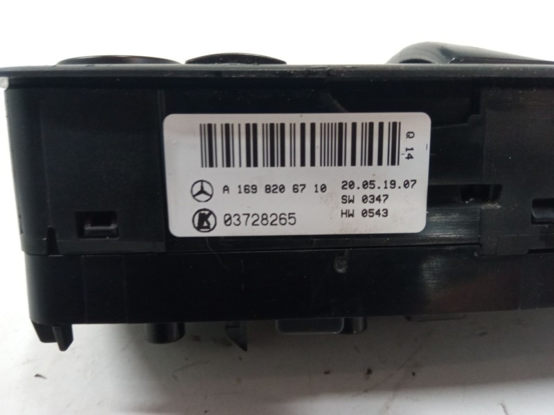 Recambio de mando elevalunas delantero izquierdo para mercedes-benz clase a (w169) a 180 cdi (169.007, 169.307) referencia OEM I