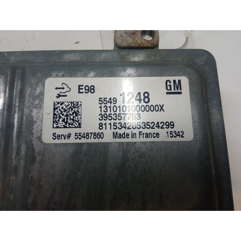 Recambio de centralita motor uce para opel zafira tourer c (p12) 1.6 cdti (75) referencia OEM IAM 55491248  